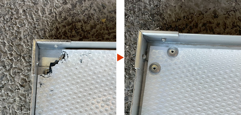 破損パーツ修理の修理事例